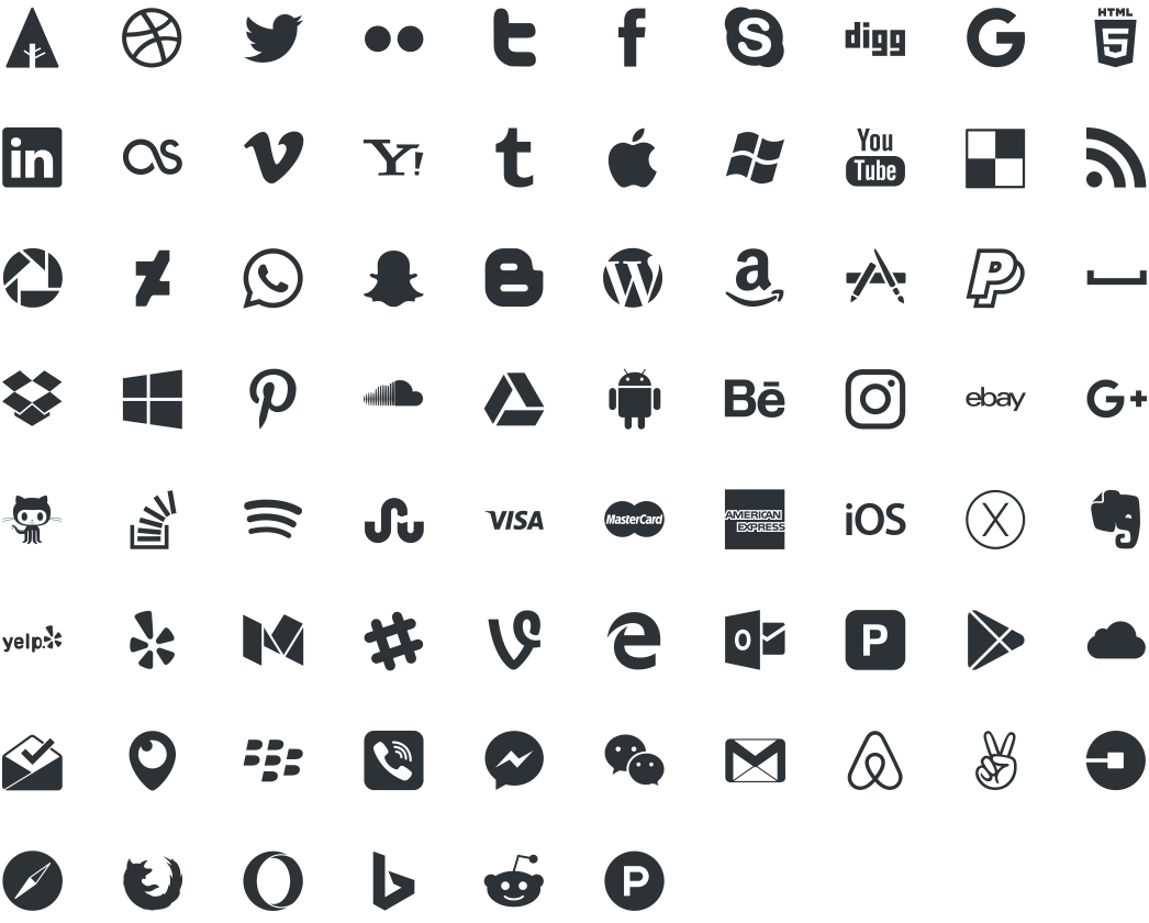 free social media icons png